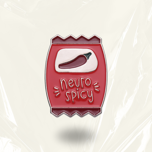 "Neurospicy"- Communication Pin Badge - MindCoco