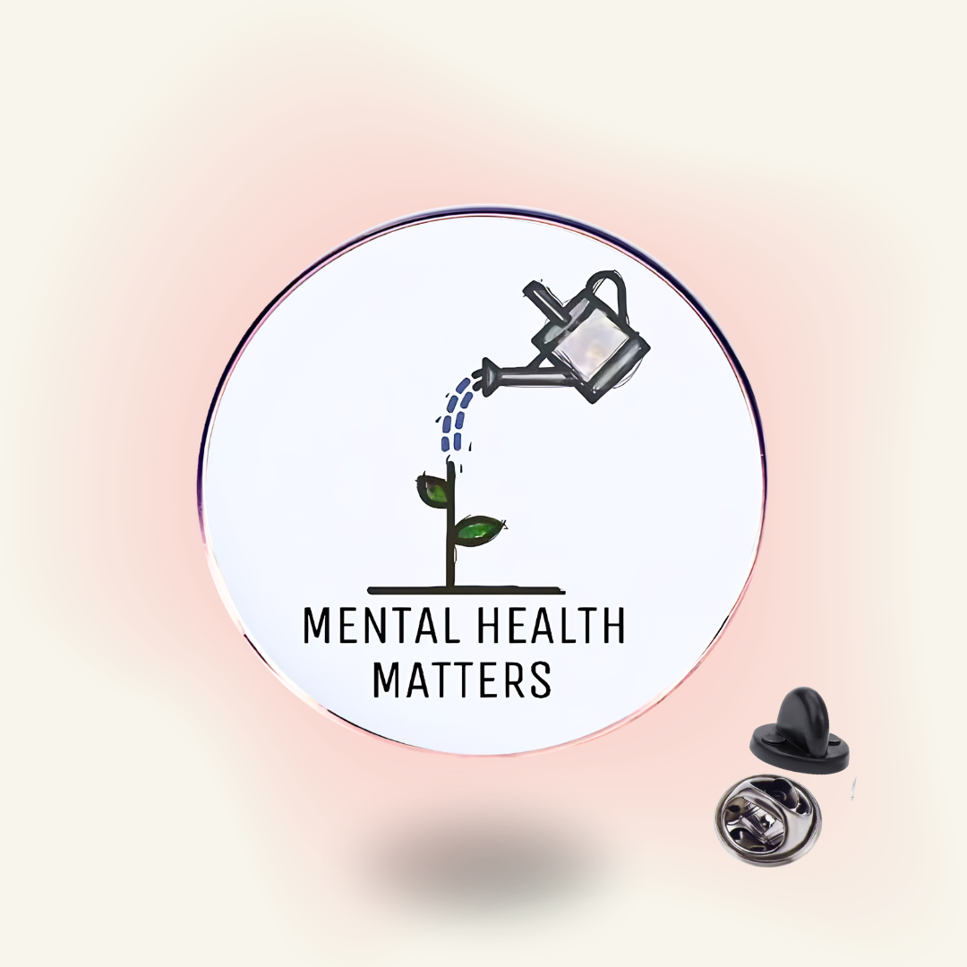 "Mental Health Matters" enamel pin – Awareness Badge