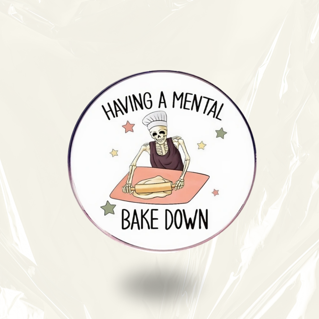 "Mental Bake Down"-Communication Pin Badge