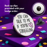 "You Can Talk to Me" - Safe Space Pin