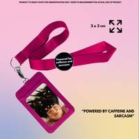 “Powered By Caffeine and Sarcasm” - Communication Pin Badge