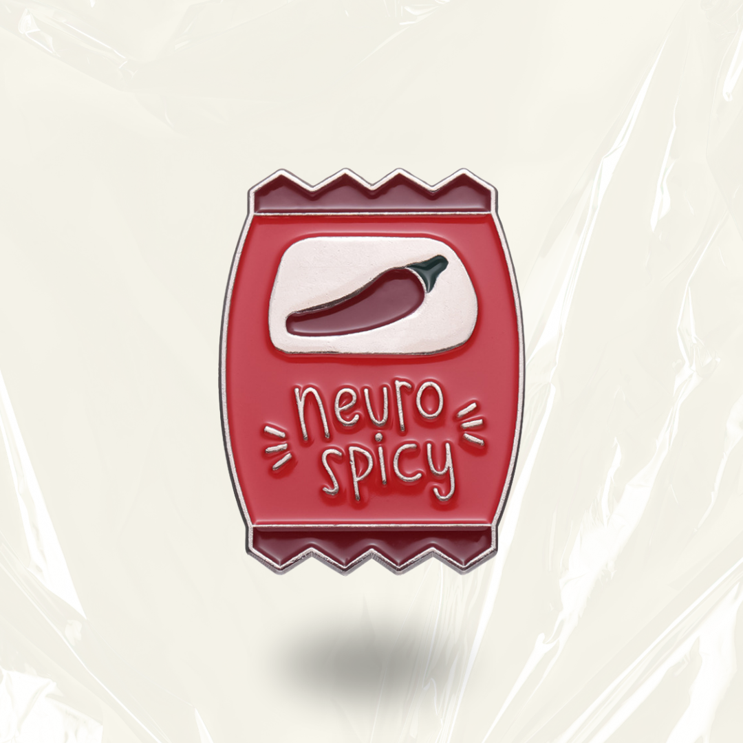 "Neurospicy"- Communication Pin Badge