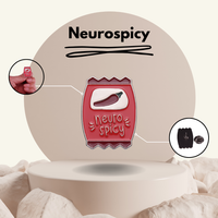"Neurospicy"- Communication Pin Badge