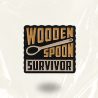 "Wooden Spoon Survivor"- Communication Pin Badge