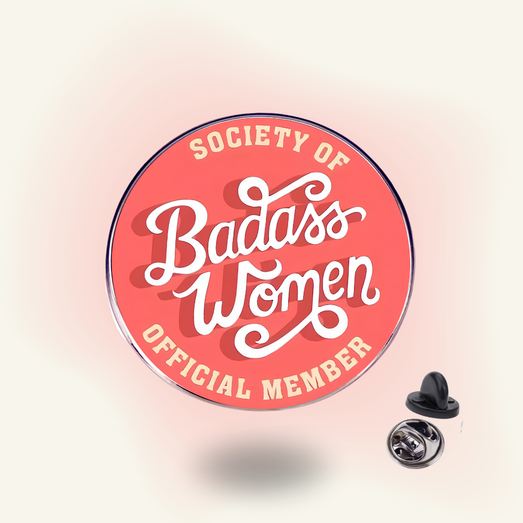 "Society of Badass Women" enamel pin – Women's Solidarity