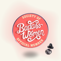 "Society of Badass Women" enamel pin – Women's Solidarity
