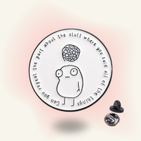 "Can You Repeat?" enamel pin – Brain Fog