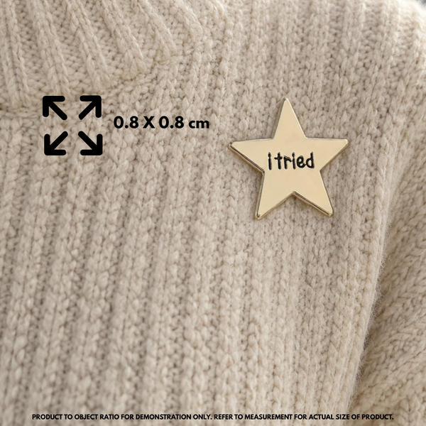 "I Tried" - Relatable ADHD Communication Pin