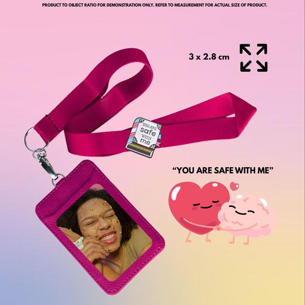 "You are Safe with me" Book - Communication Pin Badge.