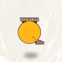 "Your Life vs This Moment" - Communication Pin Badge.