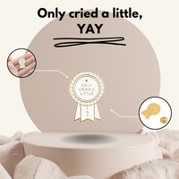 "Only Cried A Little" - Communication Pin Badge.