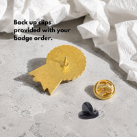 "Only Cried A Little" enamel pin worn on jacket – neurodivergent and mental health humour