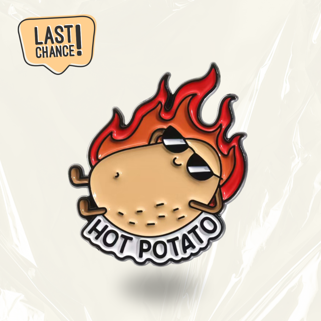 "Hot Potato" - Communication Pin Badge - MindCoco