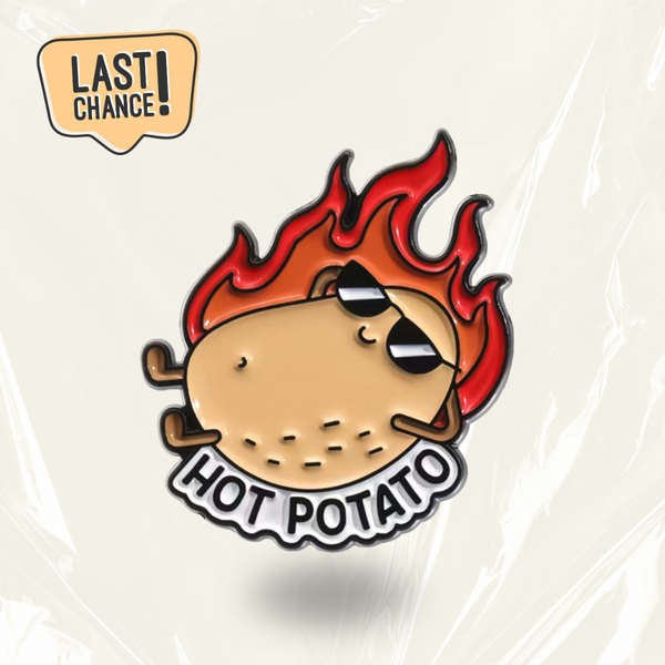 "Hot Potato" - Communication Pin Badge - MindCoco