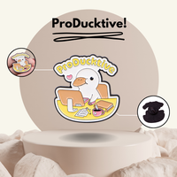 “ProDucktive” - Communication Pin Badge.