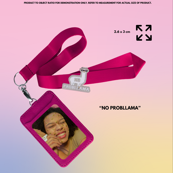 “No Probllama” - Pin Badge.