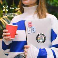 “Daily Shitstorm Survivors Club" Vinyl Sticker Decal