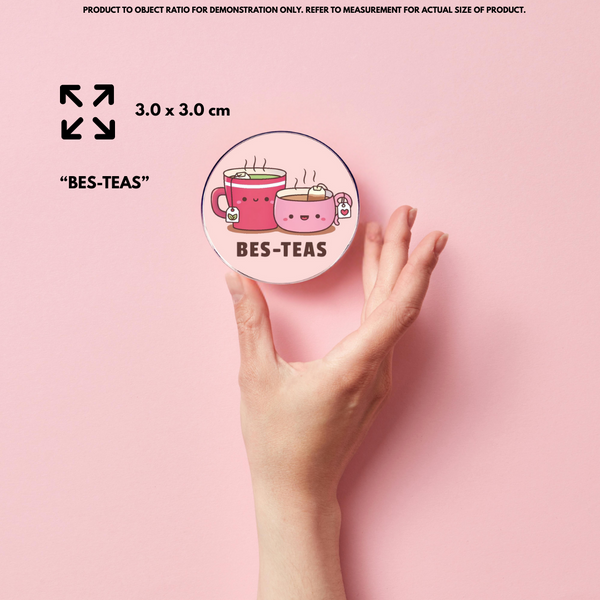 “Bes Teas" - Supportive Communication Pin Badge - MindCoco