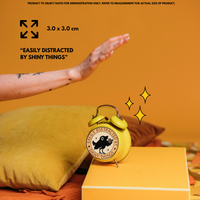 “Easily Distracted by Shiny Things" - Communication Pin Badge