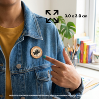 "Easily Distracted by Shiny Things" - Funny ADHD Pin