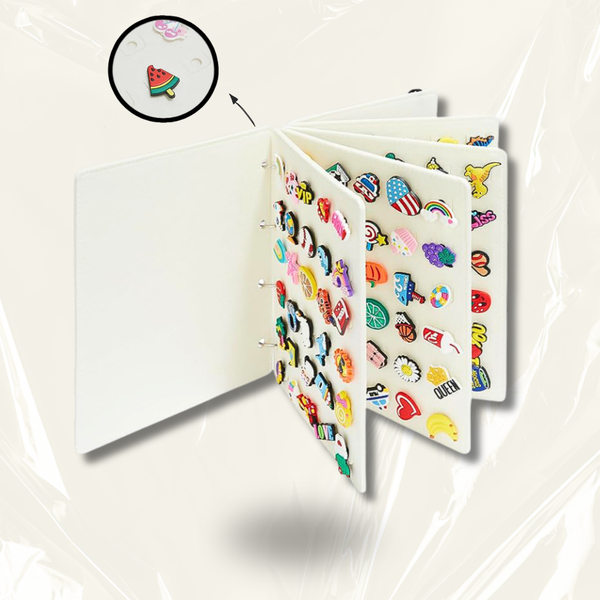 The Emotional Declutter Pin Binder-A Felt Pin & Badge Collector Journal - MindCoco