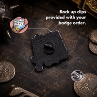 "Current Side Quest" Funny Vibe Pin - Relatable ADHD Accessory Badge