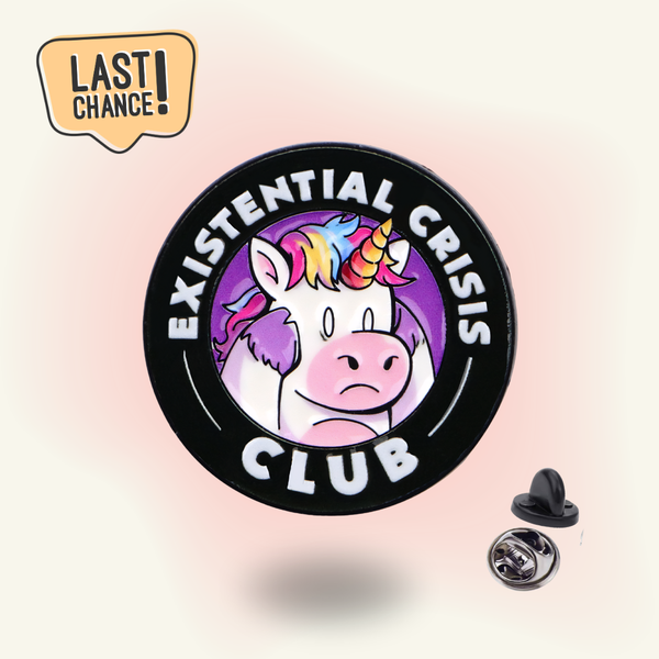 "Existential Crisis Club" enamel pin – Existential Mood