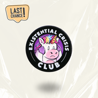 “Existential Crisis Club" Enamel Pin Badge