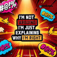 "I'm Not Arguing" - Sarcastic Enamel Pin (Funny ADHD Identity Badge)