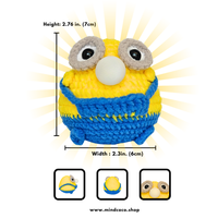 CocoPuffy🍌Minions-Crochet Stress Squeezie Fidget Toy.