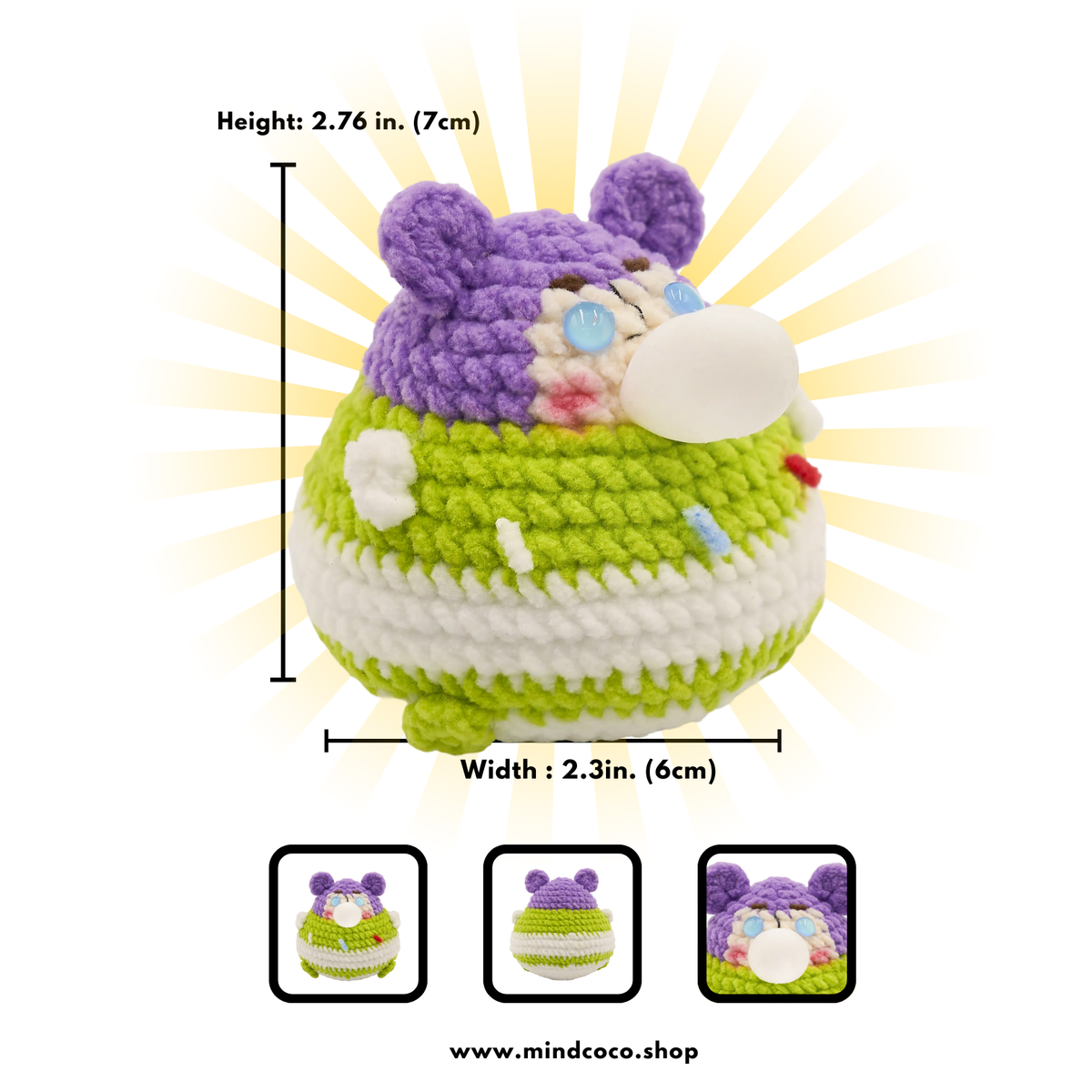 LAST CHANCE: CocoPuffy 🚀 Buzz Lightyear-Crochet Stress Squeezie Fidget Toy
