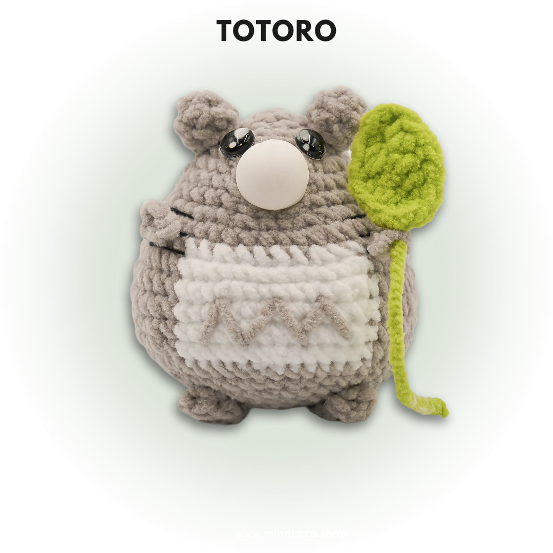 CocoPuffy🌳 Totoro - Crochet Stress Squeezie Fidget Toy