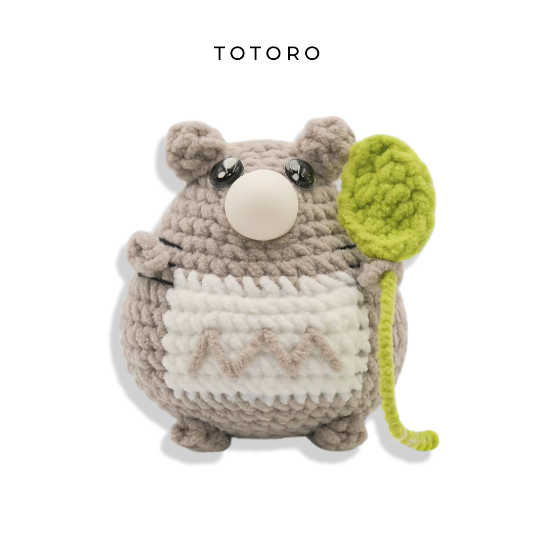 CocoPuffy🌳 Totoro - Crochet Stress Squeezie Fidget Toy