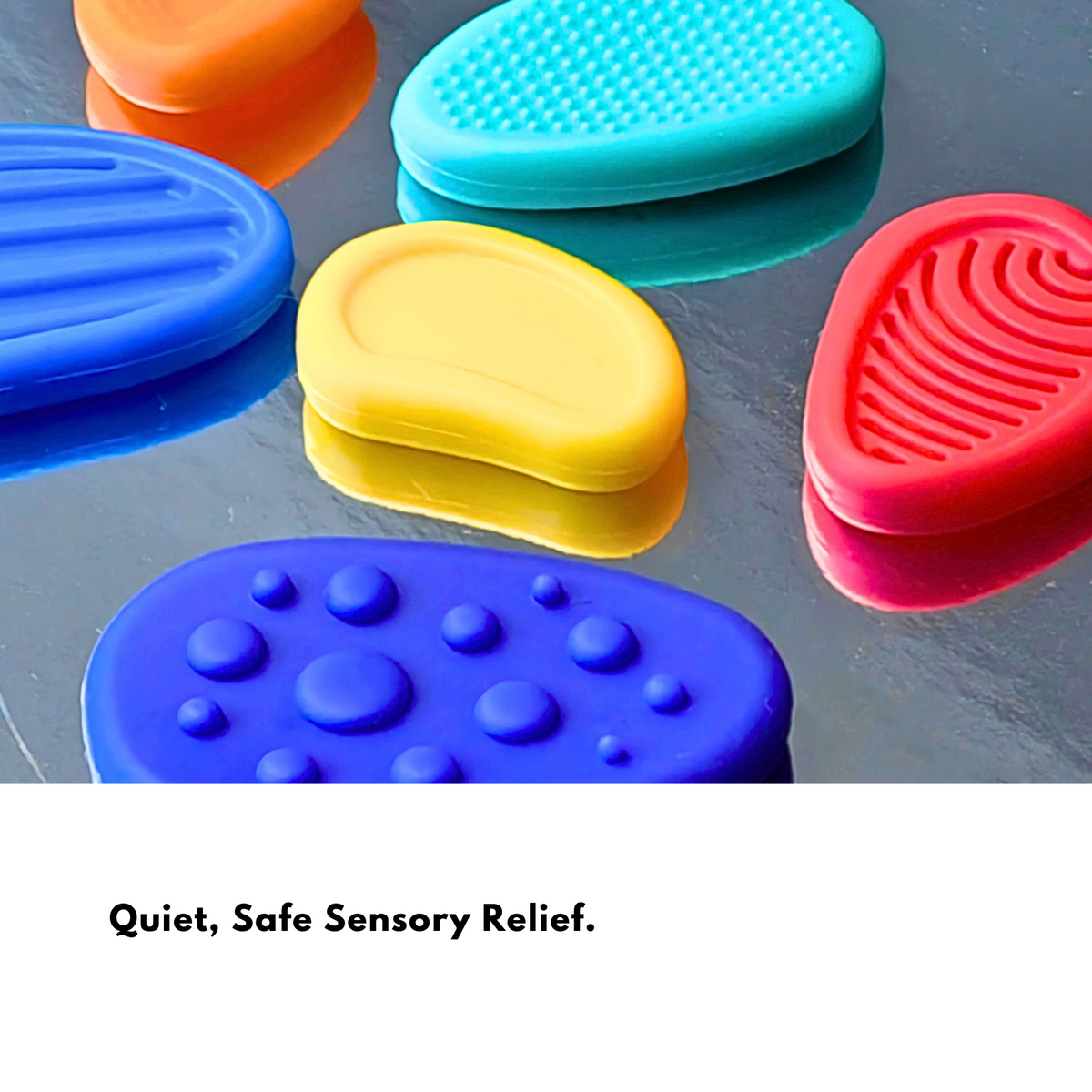 6pcs Fidget Worry Stone Set