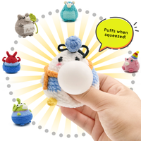 CocoPuffy🧢 Sailor Duckling-Crochet Stress Squeezie Fidget Toy