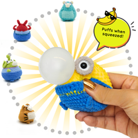 CocoPuffy🍌Minions-Crochet Stress Squeezie Fidget Toy.