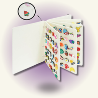 Emotional Declutter Pin Binder – felt pin badge collector journal for enamel pin collectors