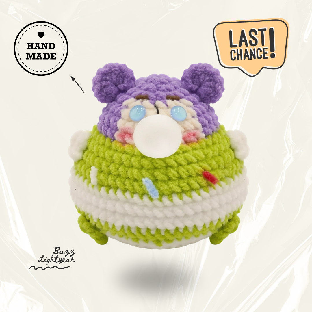 LAST CHANCE: CocoPuffy 🚀 Buzz Lightyear-Crochet Stress Squeezie Fidget Toy