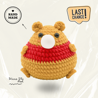 LAST CHANCE: CocoPuffy 🍯 Winnie the Pooh -Crochet Stress Squeezie Fidget Toy