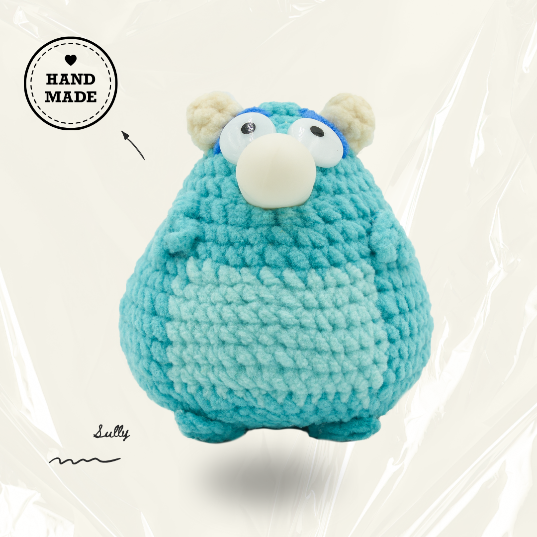CocoPuffy 💙Sullivan/Sully- Crochet Stress Squeezie Fidget Toy