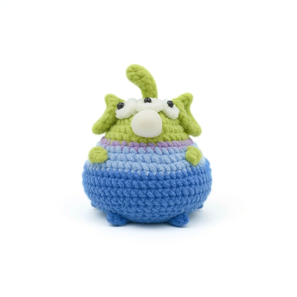 CocoPuffy 👽Alien LGM-Crochet Stress Squeezie Fidget Toy