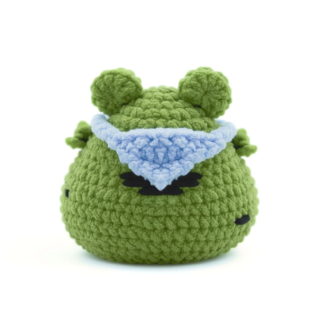 CocoPuffy 🐸Frog-Crochet Stress Squeezie Fidget Toy