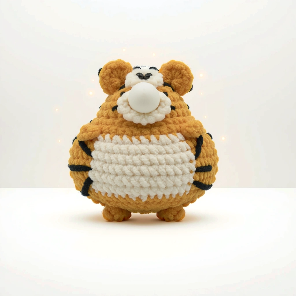 CocoPuffy 🐯Tigger-Crochet Stress Squeezie Fidget Toy