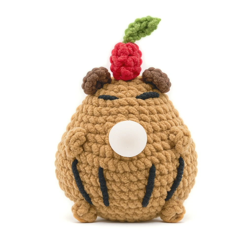 CocoPuffy🍎 Capybara-Crochet Stress Squeezie Fidget Toy