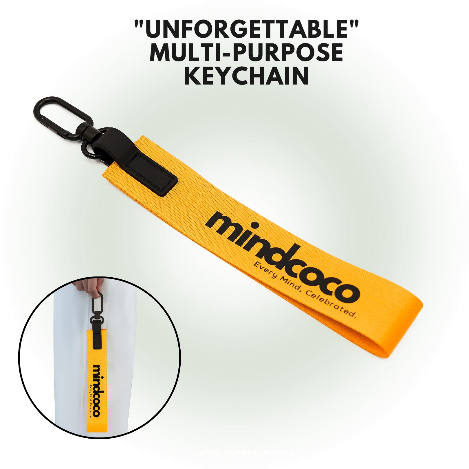 "Unforgettable" Keychain Handle