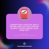 Customer review photo – "Neurospicy" enamel pin, 5-star community favourite