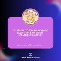 Customer review photo – "Easily Distracted By Potato" enamel pin, 5-star community favourite