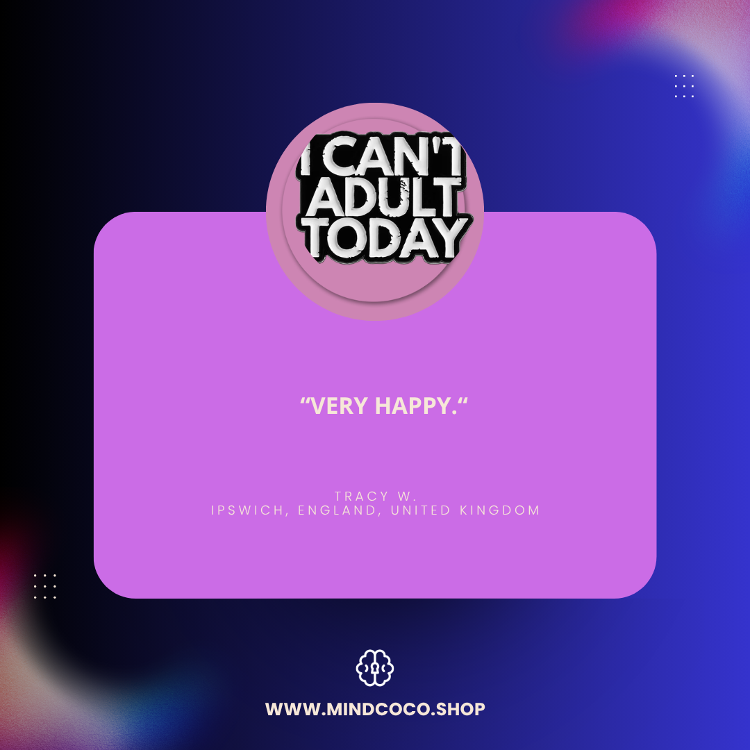 Customer review photo – "I Can" enamel pin, 5-star community favourite