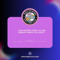 Customer review photo – "Daily Shitstorm Survivors Club" enamel pin, 5-star community favourite
