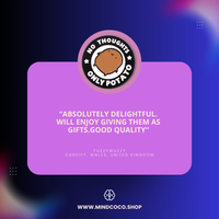 Customer review photo – "No Thoughts, Only Potato" enamel pin, 5-star community favourite